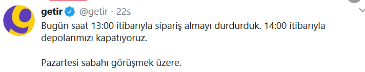 getir çalışacakmı